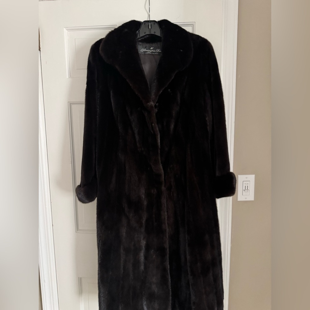 Real Mink Full length fur coat